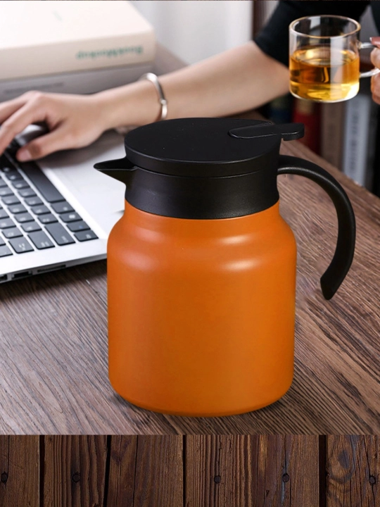 1 Litrli Termos Choynak Filtrli, Choy va Qahva Uchun Termokrujka, Germetik Qopqoqli