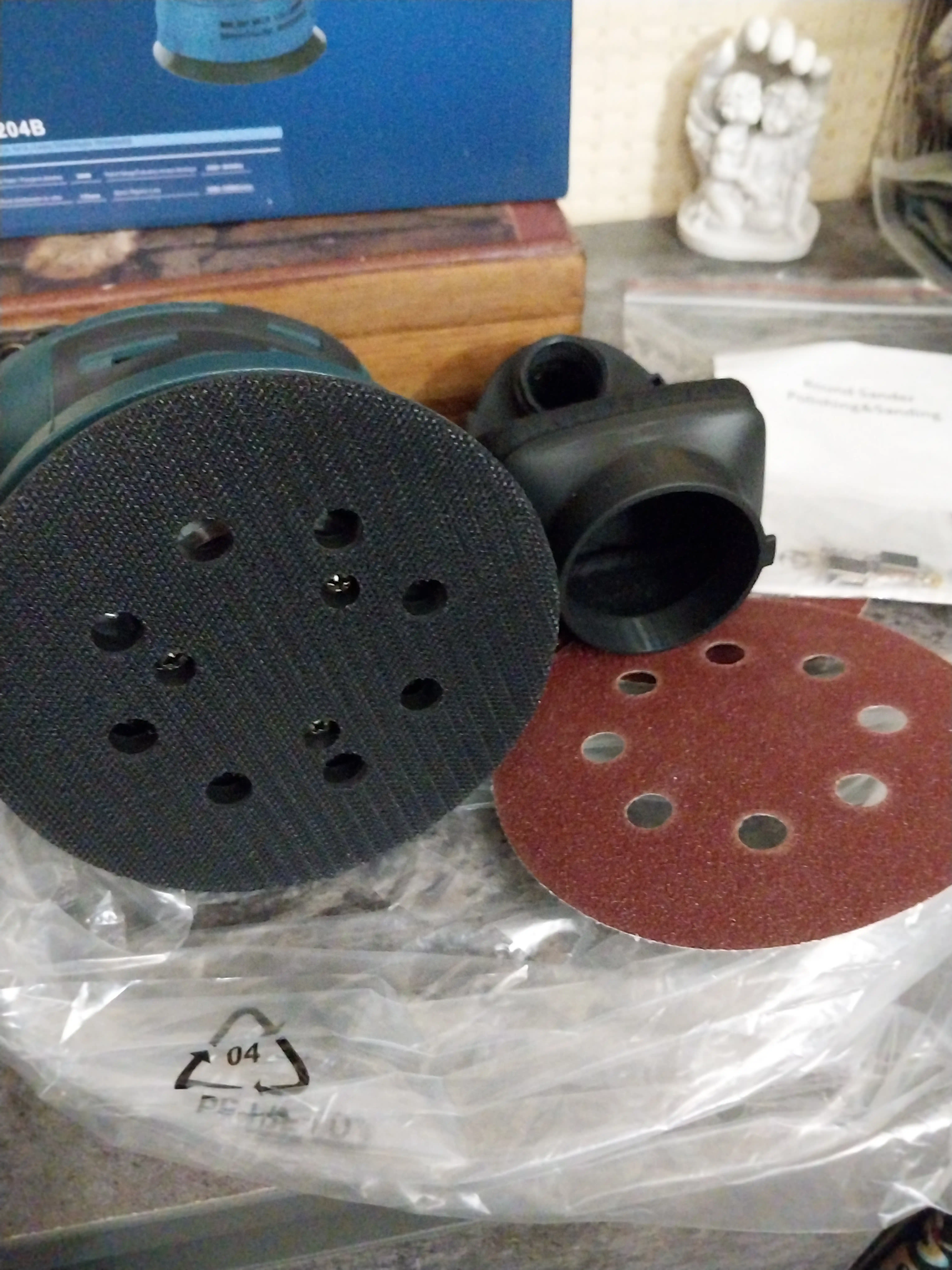 Eksantrik silliqlash mashinasi : 300 Vt ega bolgan va 125 mm diametrli