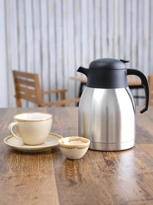 1 Litrli Termos Choynak Filtrli, Choy va Qahva Uchun Termokrujka, Germetik Qopqoqli