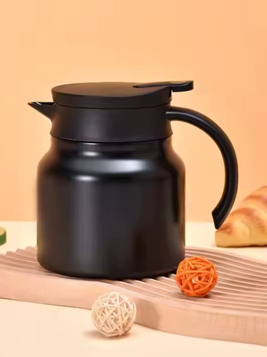 1 Litrli Termos Choynak Filtrli, Choy va Qahva Uchun Termokrujka, Germetik Qopqoqli