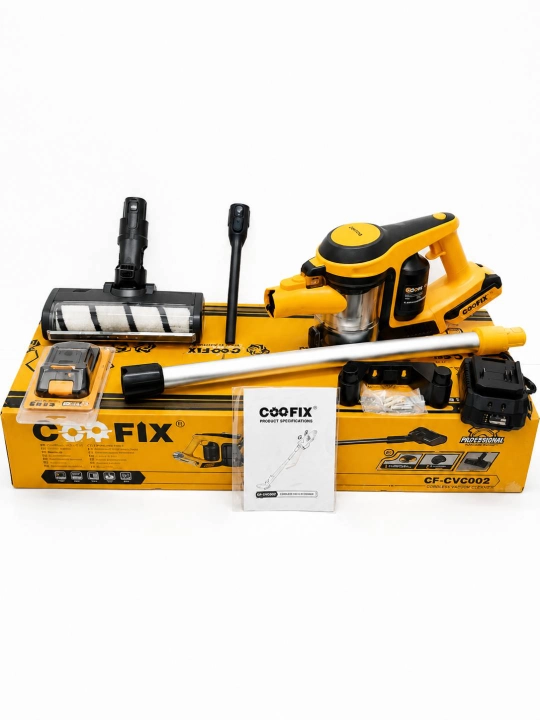 COOFIX | Uy uchun changyutgich,vertikal changyutgich, simsiz changyutgich pilesos 20V 230Vt