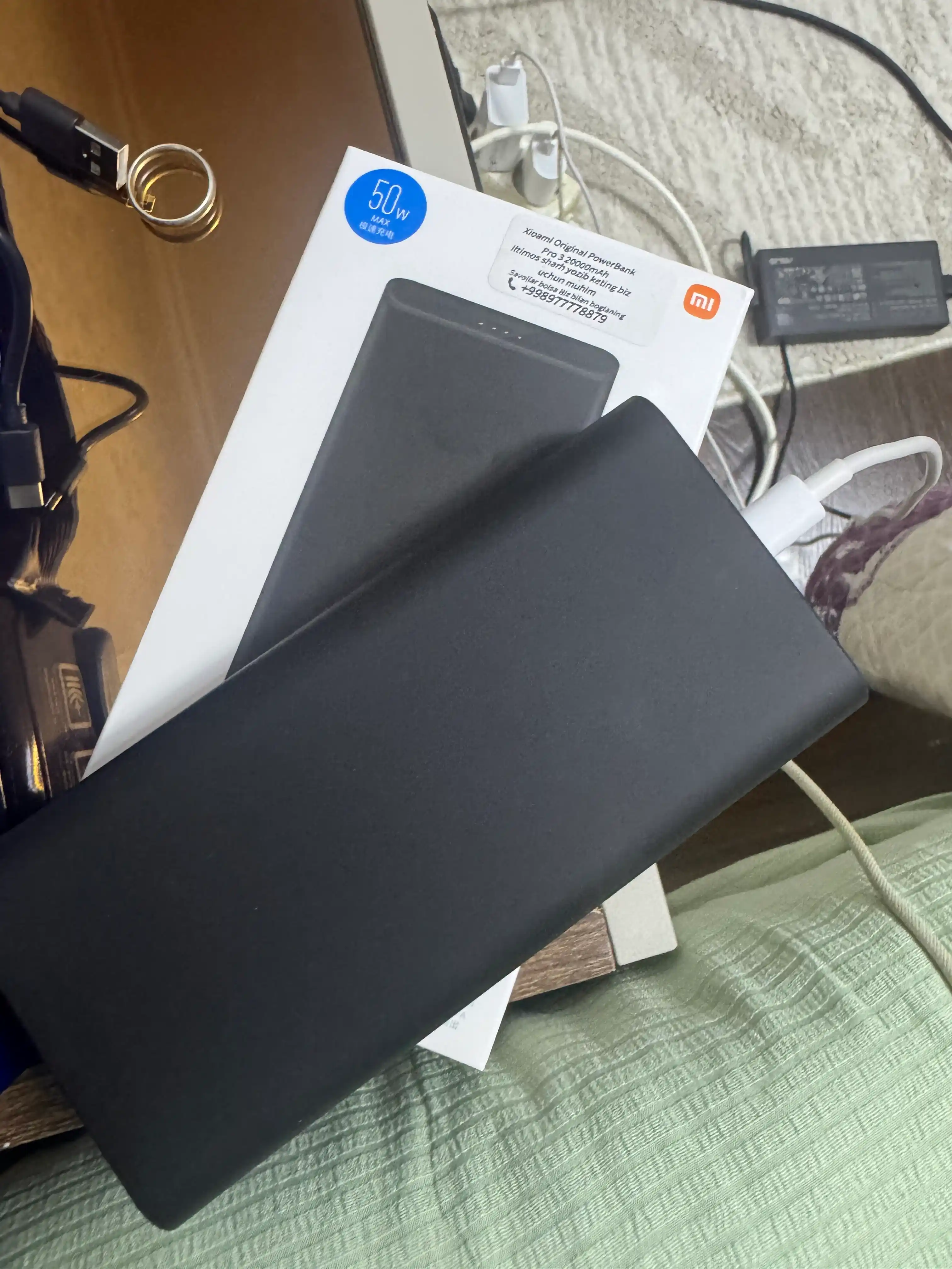 Power bank 2000mAh 20w-50w Mi power bank tez quvvatlovchi iphone va Andiroidlar uchun