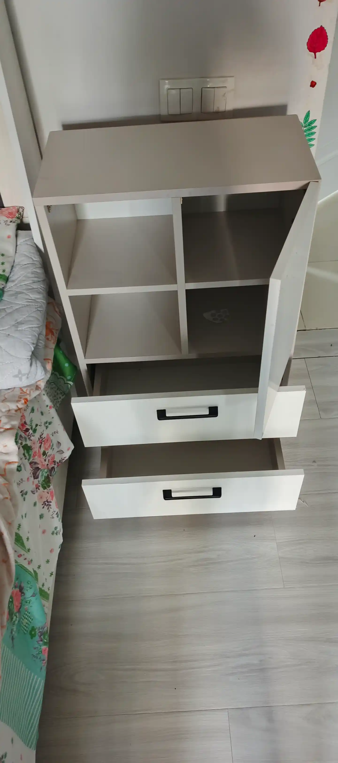 Комод тумба KINDER, для детской и спальни, в собранном виде
