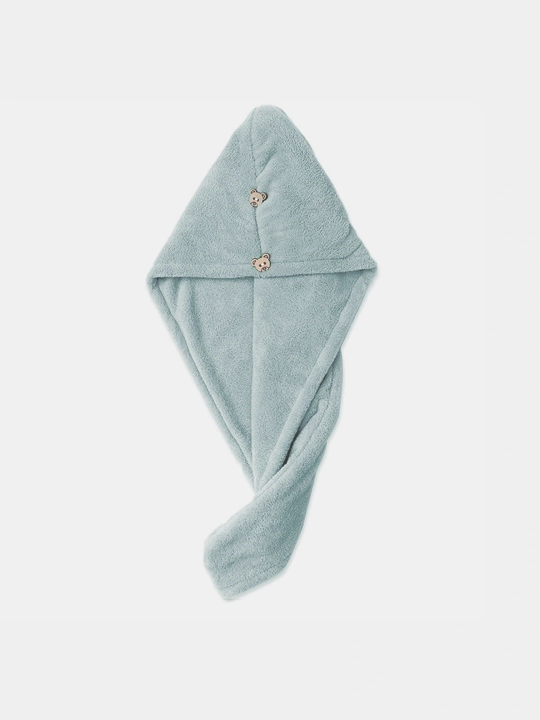 Soch uchun mikrofibra sochiq-turban, dushdan keyin bosh uchun sochiq