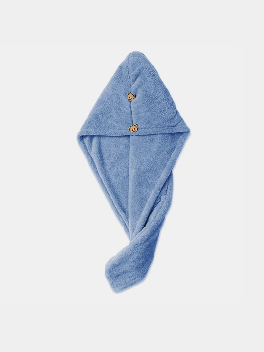 Soch uchun mikrofibra sochiq-turban, dushdan keyin bosh uchun sochiq