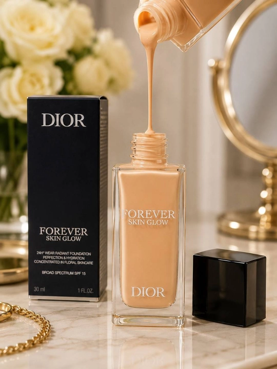 Dior Forever Skin Glow тональный крем для лица, сияющий, стойкий 24 часа, SPF 20