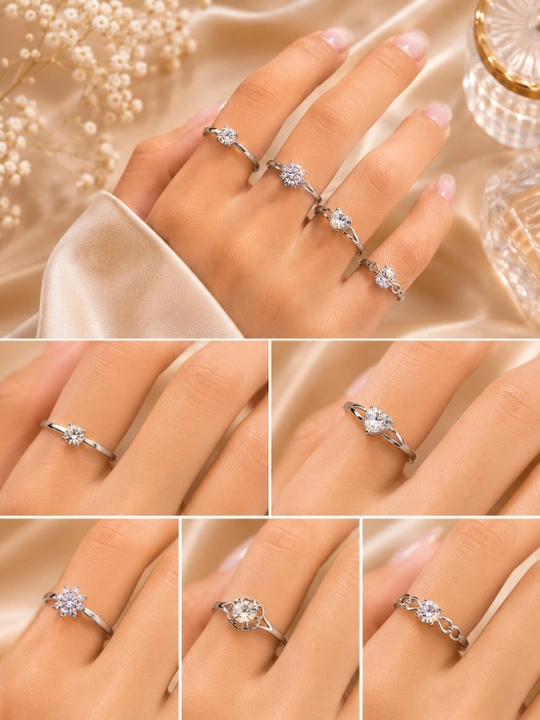 Ayollar uchun syurpriz uzuk, turli dizaynlar, har kuni taqish uchun bezak