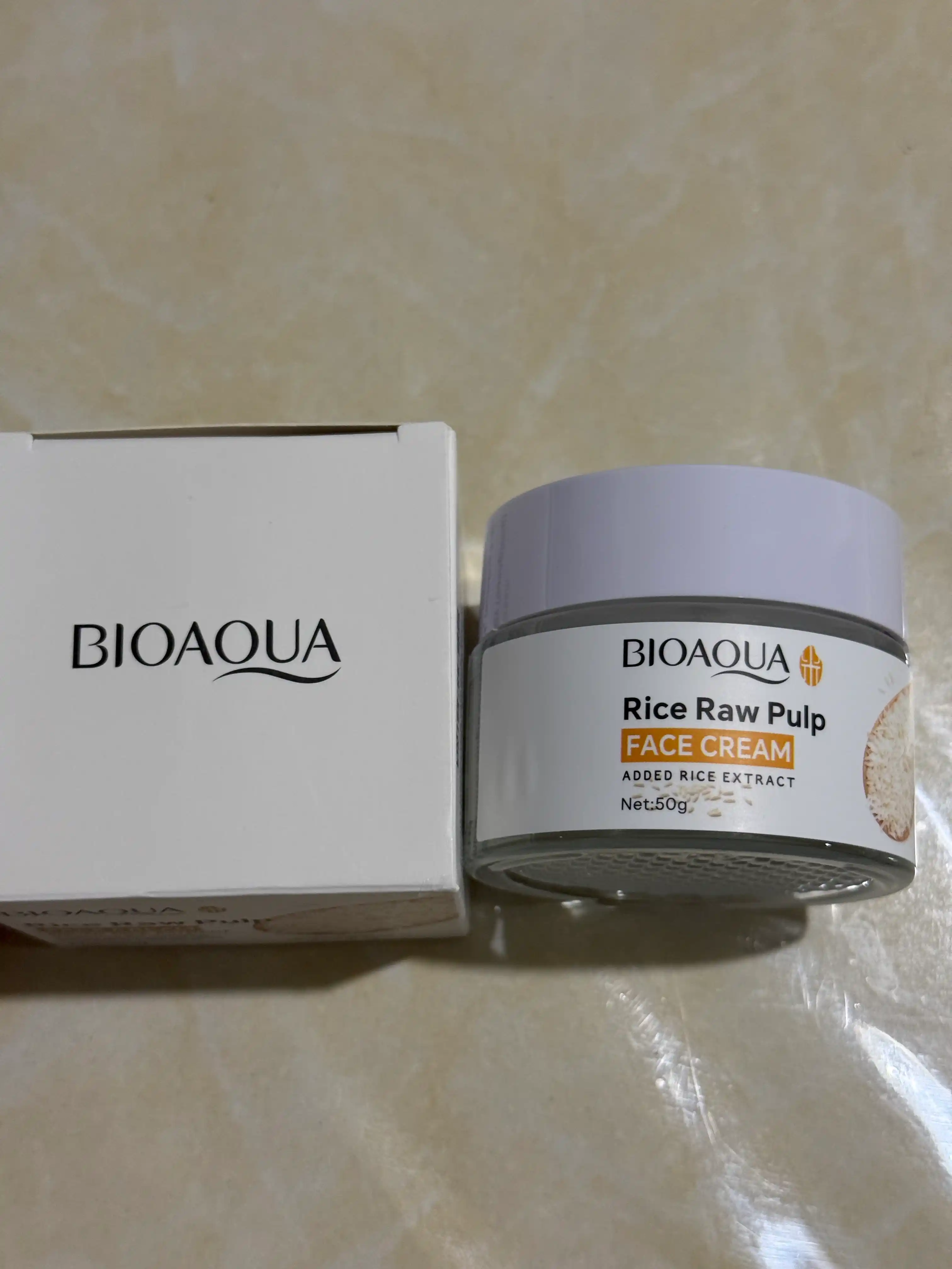 Увлажняющий крем для лица Bioaqua с экстрактом риса, 50 г