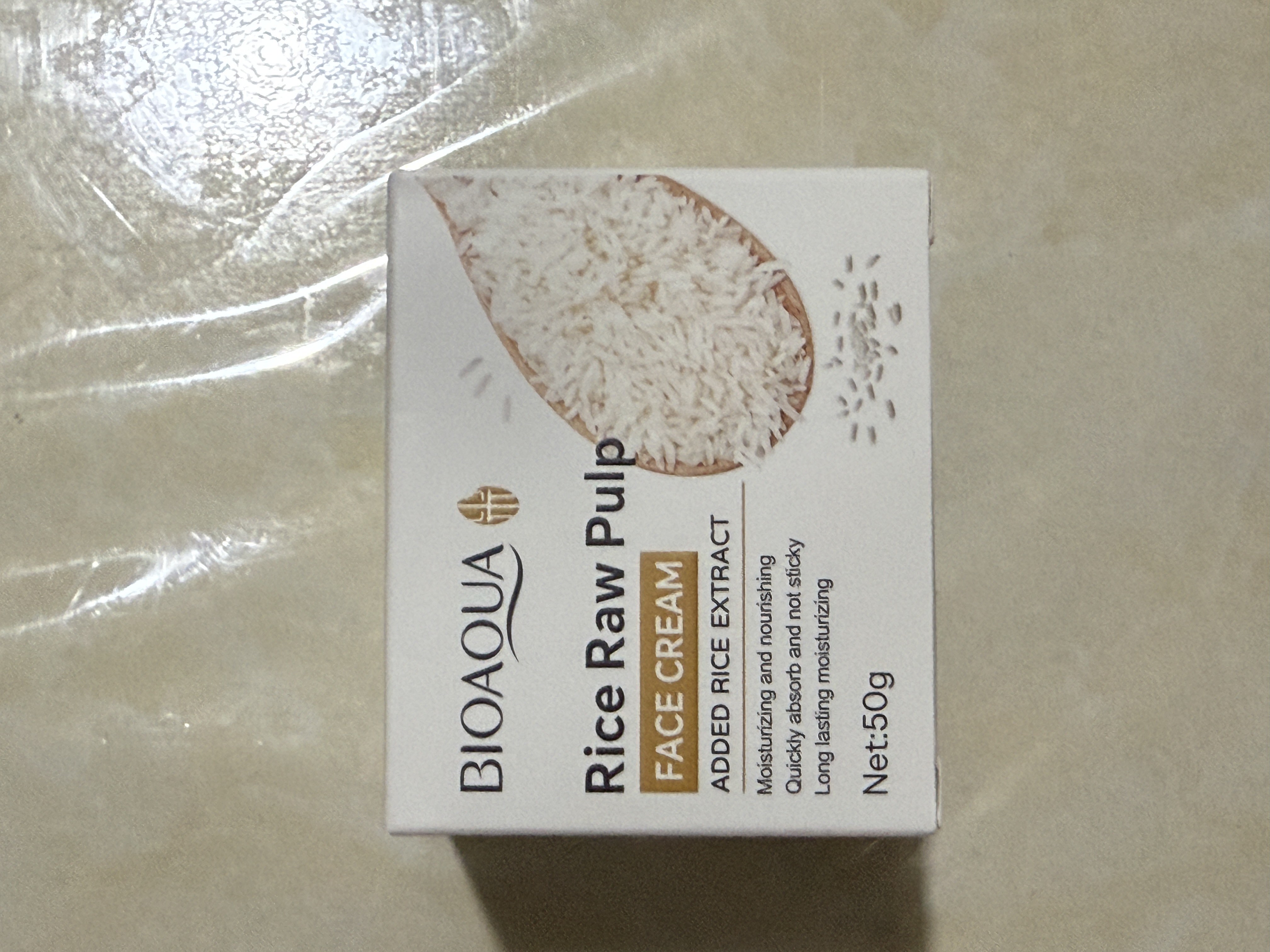 Увлажняющий крем для лица Bioaqua с экстрактом риса, 50 г