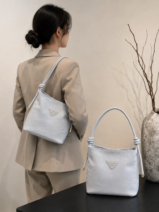 Kulrang shopper ayollar sumkasi