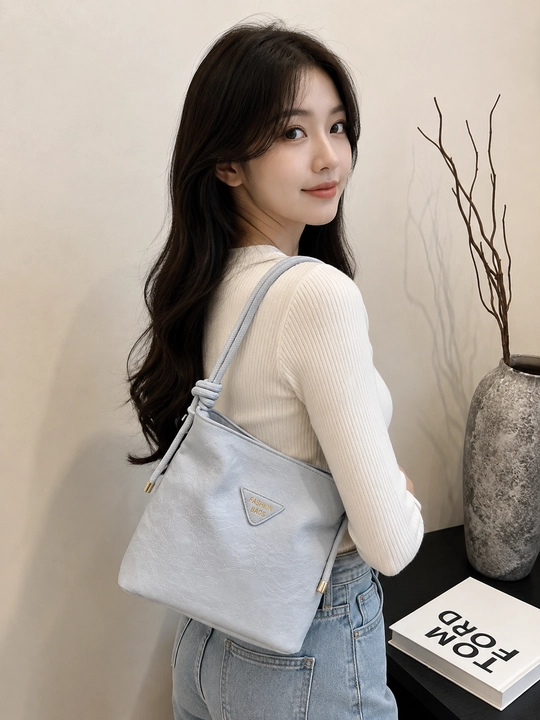 Kulrang shopper ayollar sumkasi