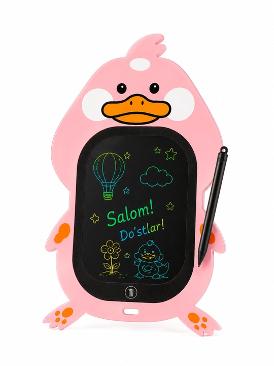Утиный LCD планшет для рисования и записей детская доска 3+