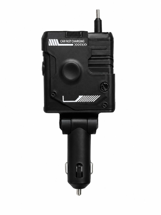 Автомобильное зарядное устройство 4 в 1, Type-C + USB, PD 3.0, быстрая зарядка телефона