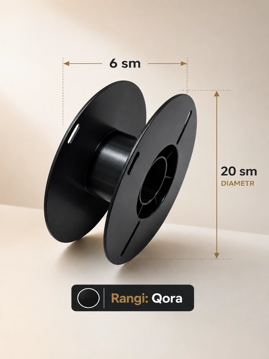 Bo‘sh g‘altak (plastik g‘altak) – diametri 20 sm, qalinligi 6-7 sm