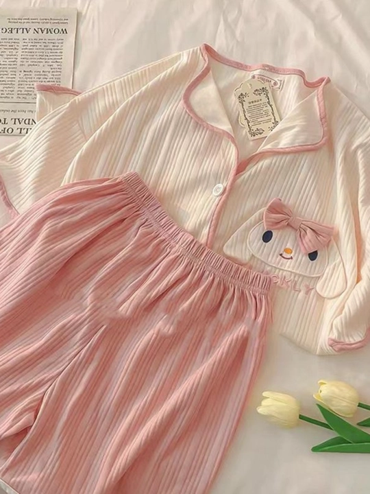 Комплект пижамы для женщин и девушек, домашняя одежда, M-2XL