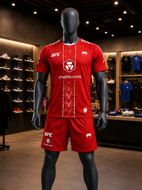 Erkak sportchilar uchun UFC kriptovalyuta uslubidagi MMA sport jihozlari va kiyimlari - 