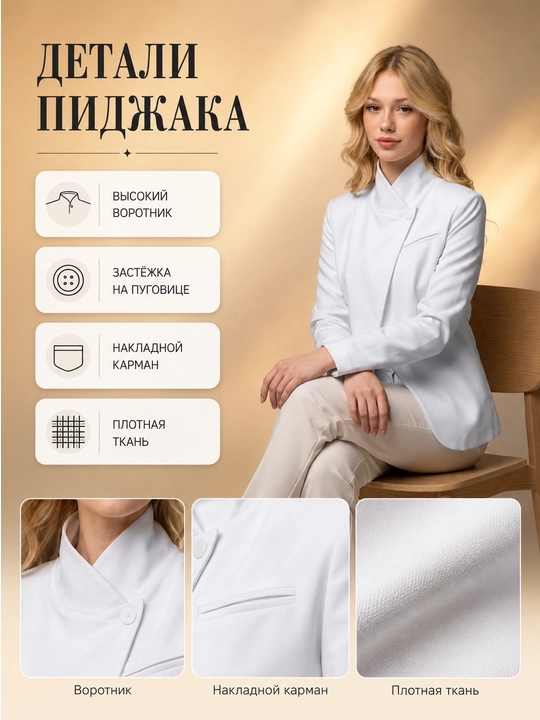 Ayollar uchun klassik BONICAB pidjak