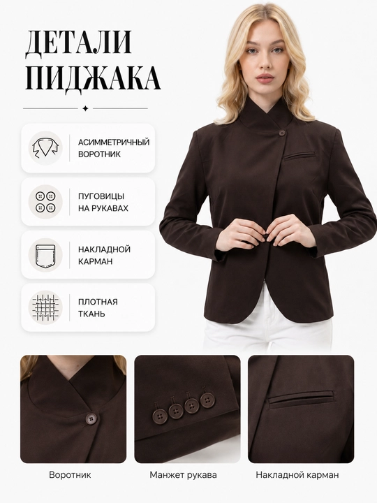 Ayollar uchun klassik BONICAB pidjak