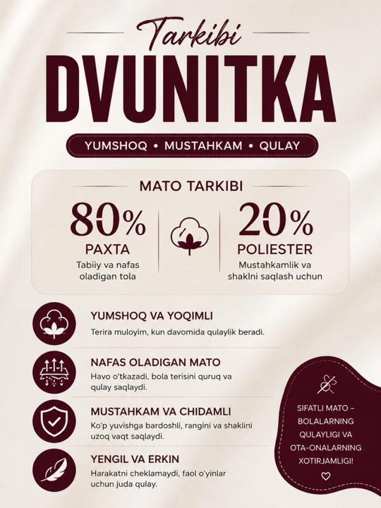 O‘g‘il bola uchun bolalar sport kostyumi, xudi, kofta va shim