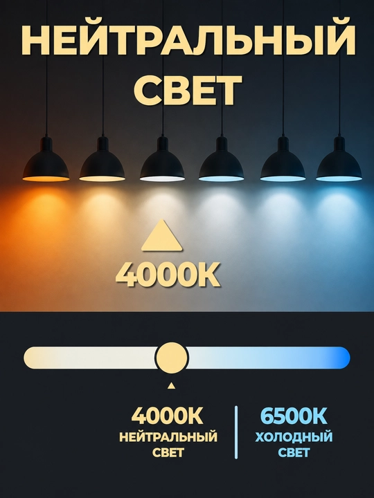 IEK T75 GX53 10Vt 4000K 230V svetodiodli lampa, tabletka, 1000 lm