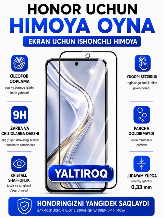 Защитное стекло для HONOR - 