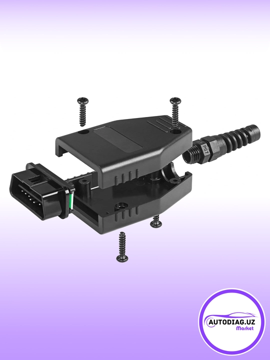 OBD2, OBD16 коннектор, разъём, для CombiLoader, Сканматик и других