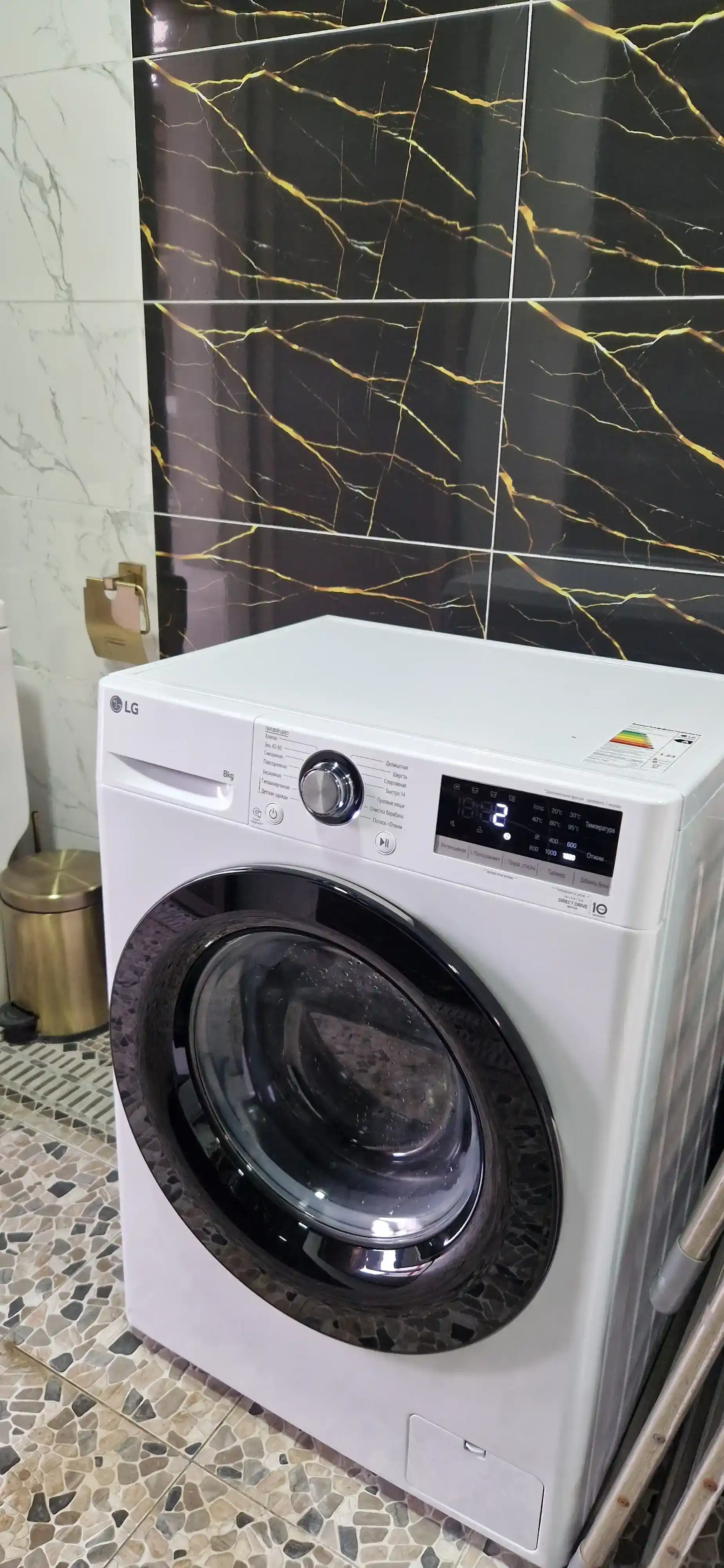 Стиральная машина LG F2V3PS6 14 программ, A+++, Inverter, AI Direct Drive, 8 кг
