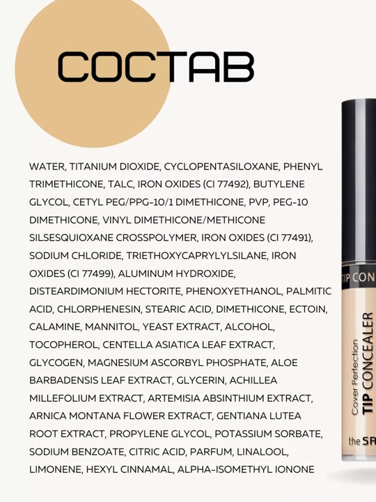 The Saem Cover Perfection Tip Concealer SPF28 PA++, консилер для лица и глаз, 6,5 г