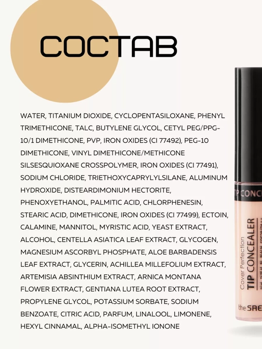 The Saem Cover Perfection Tip Concealer SPF28 PA++, консилер для лица и глаз, 6,5 г