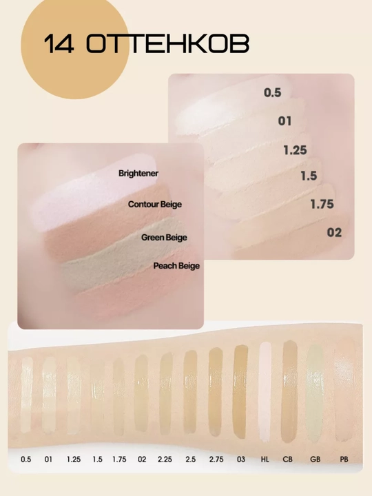 The Saem Cover Perfection Tip Concealer SPF28 PA++, консилер для лица и глаз, 6,5 г