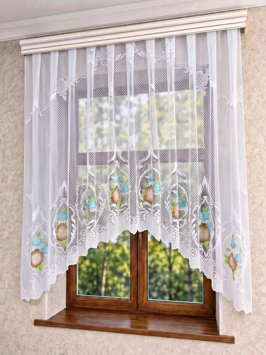 Arkali tyul pardalar, tayyor to‘plam, oshxona, balkon va yotoqxonalar uchun ajoyib tanlov