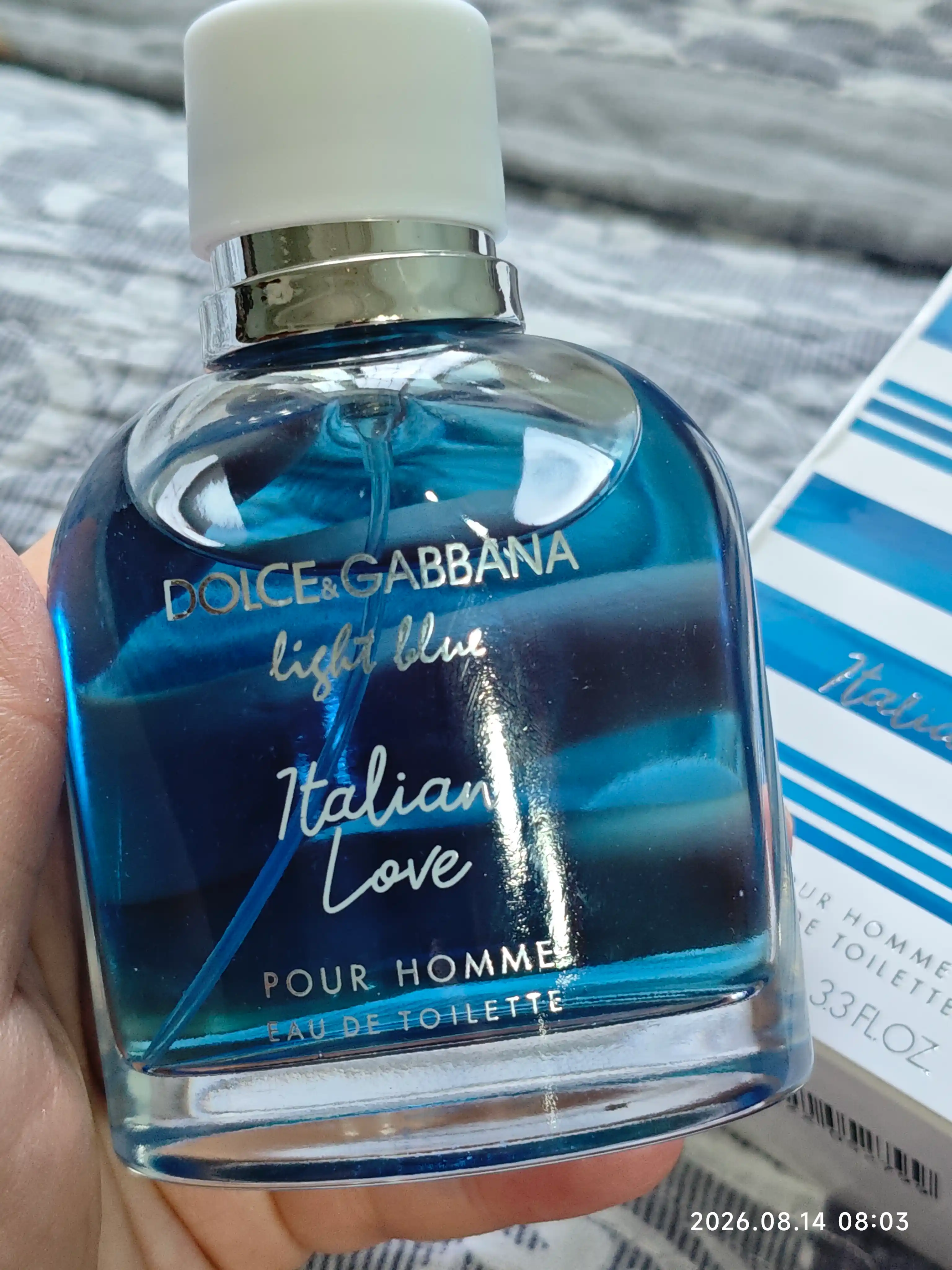 Light Blue Dolce gabbana 100ml  1-2 kun kiyimda turadi