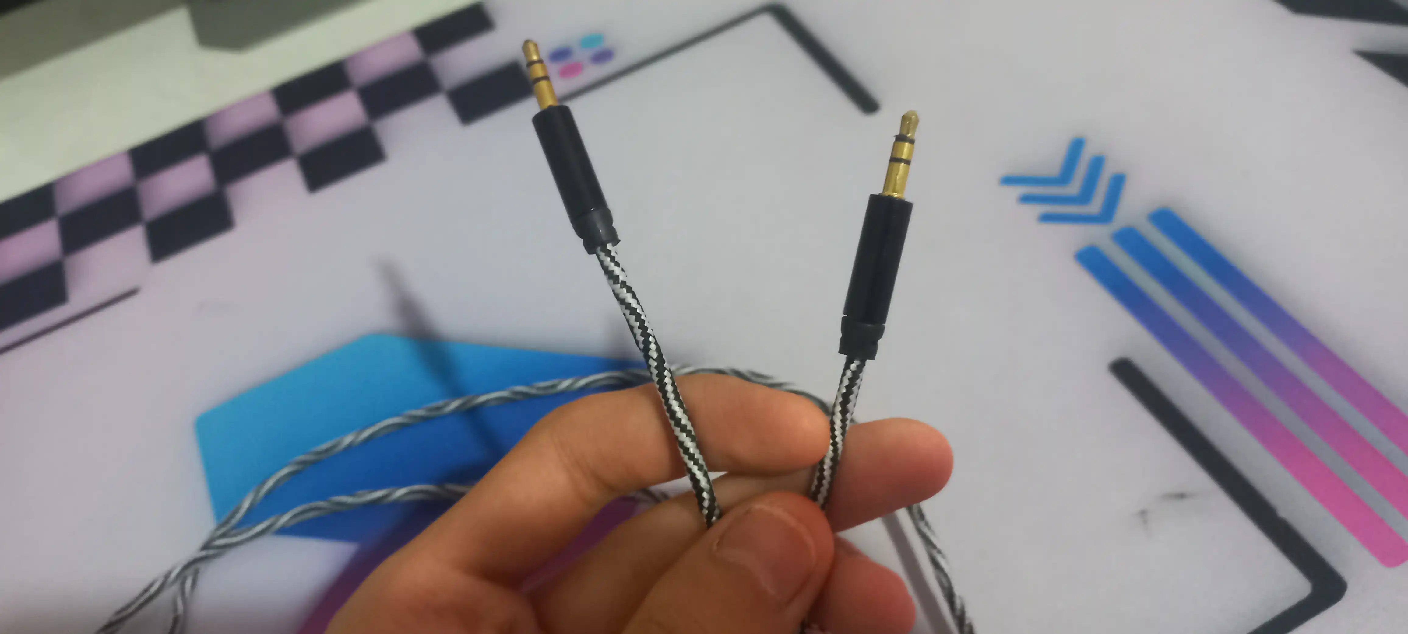 Кабель аудио AUX 3.5 мм jack - AUX 3.5 мм jack стерео, переходник Джек 3.5