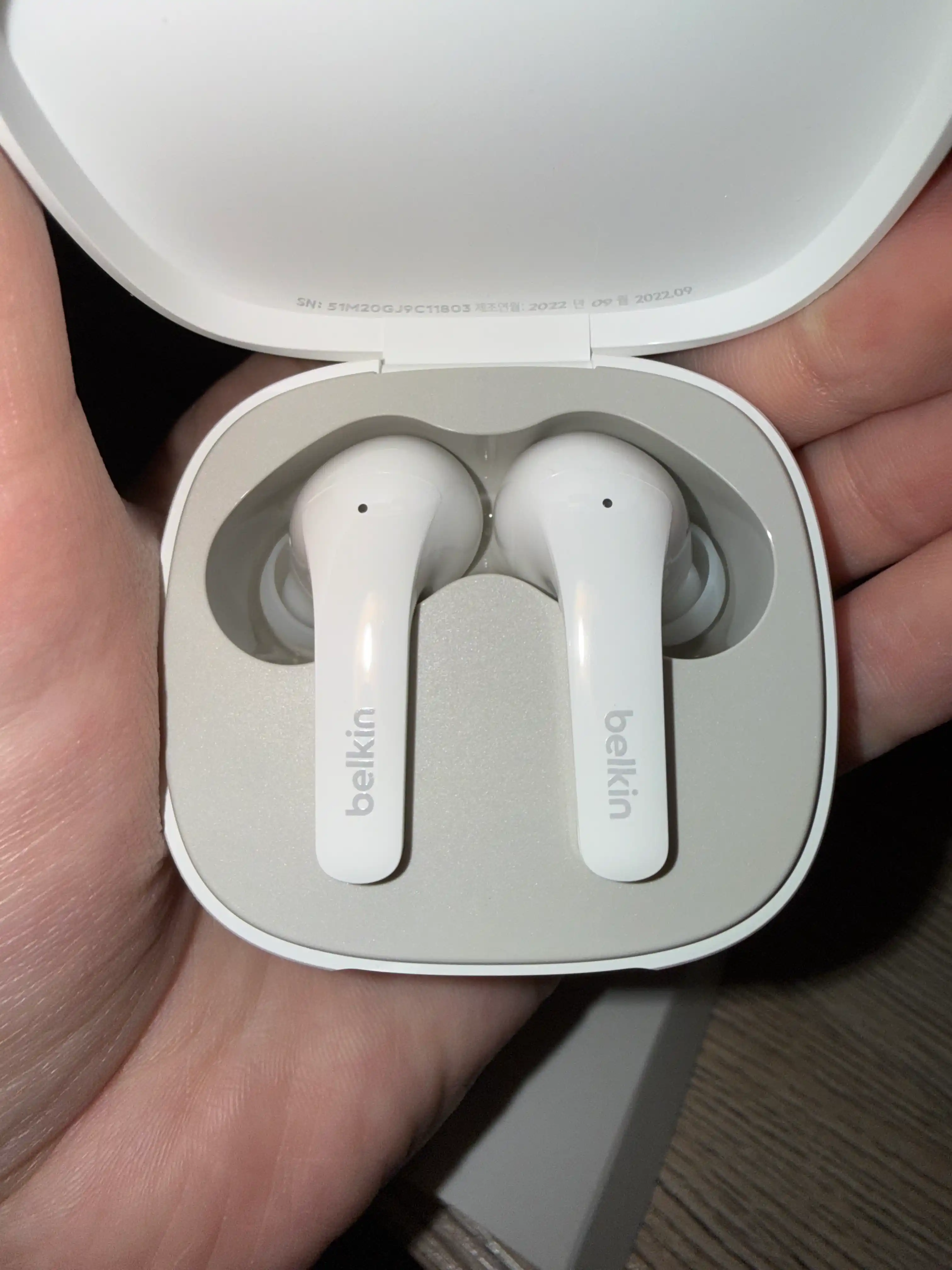 Беспроводные наушники Belkin SoundForm Flow TWS, с шумоподавлением ANC