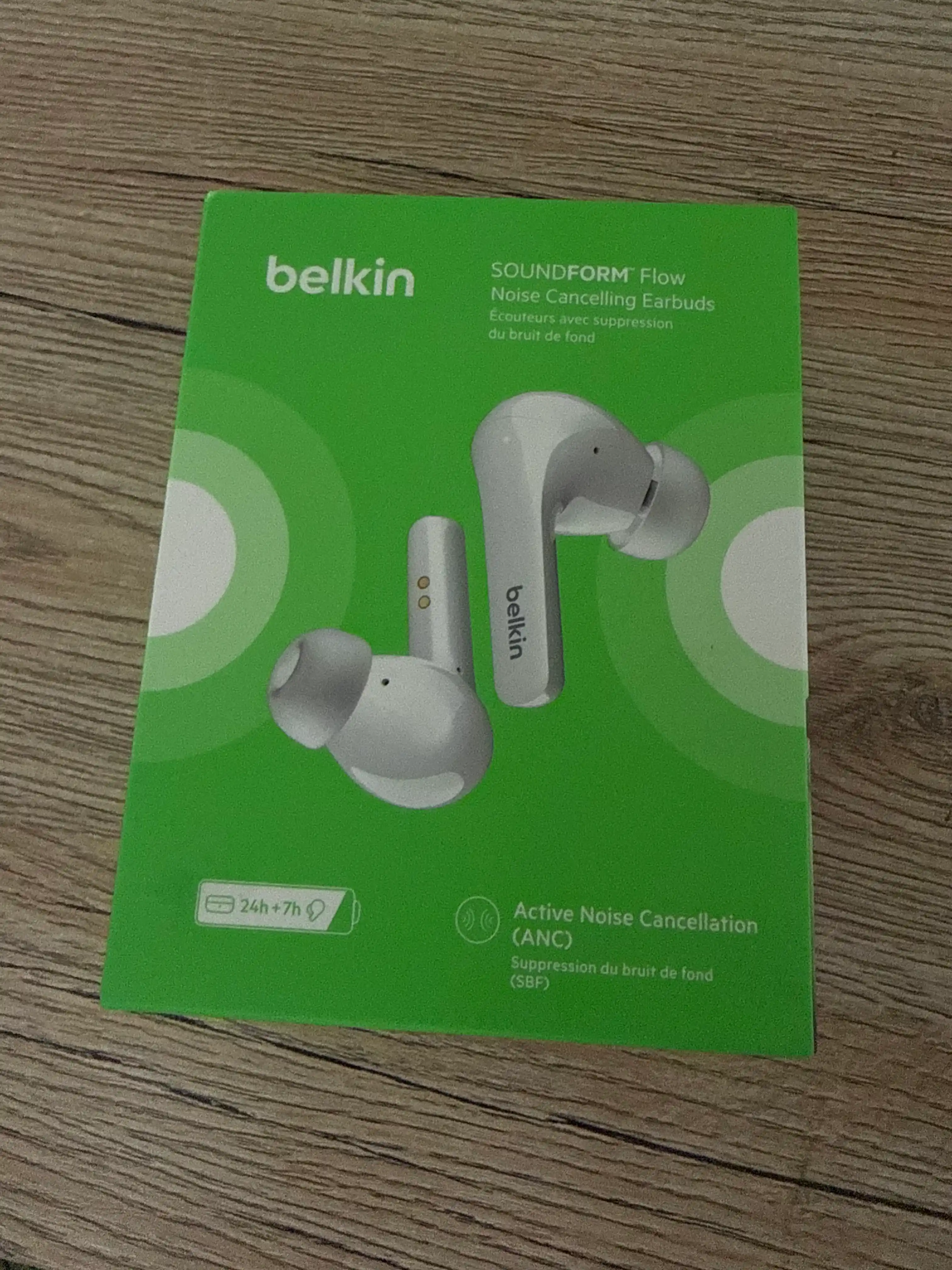 Беспроводные наушники Belkin SoundForm Flow TWS, с шумоподавлением ANC