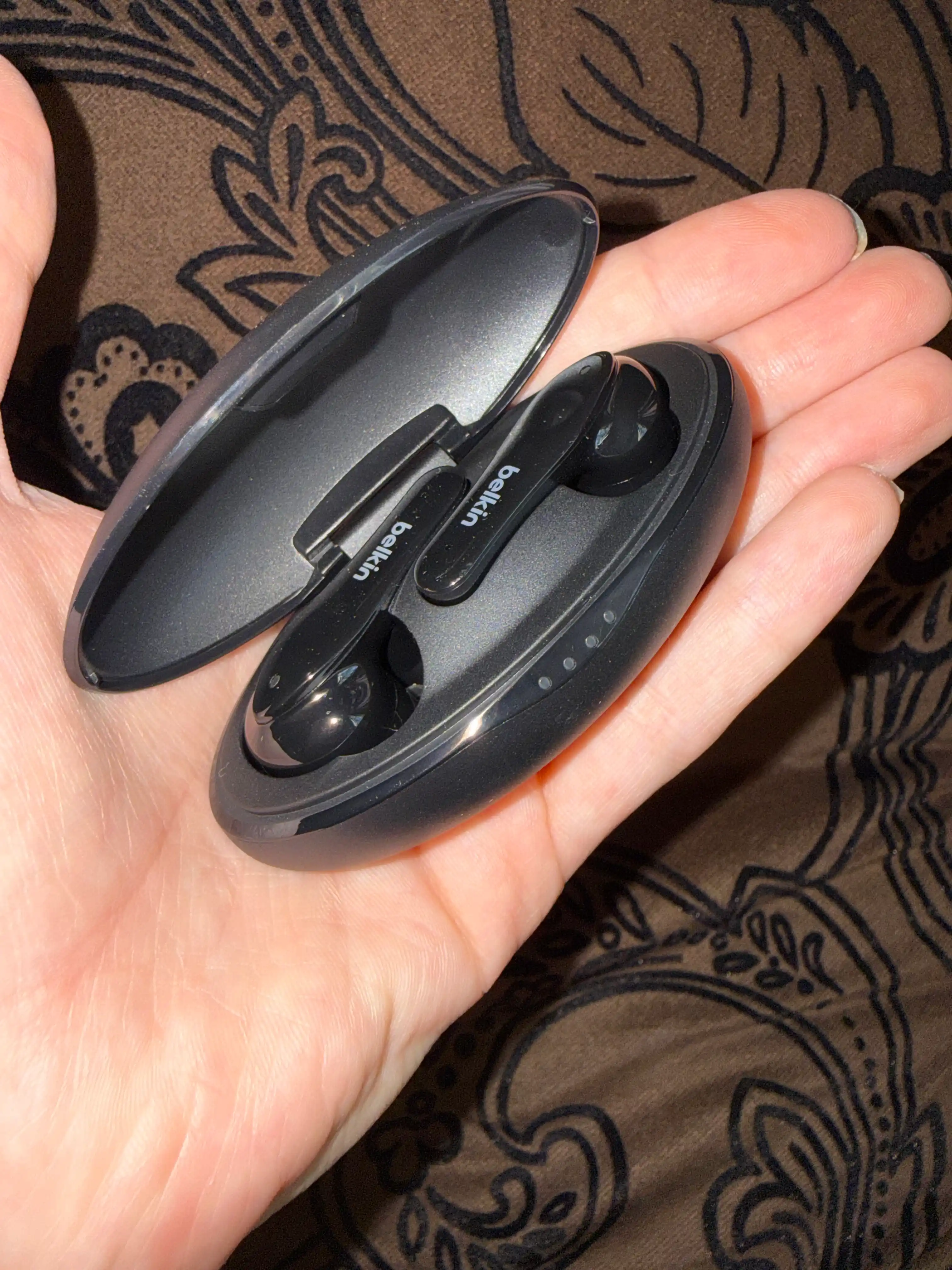 Simsiz quloqchinlar Belkin Soundform Move / Move Plus TWS, qora