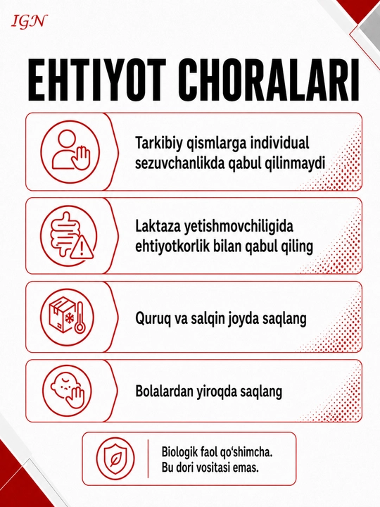 Bifido Pro Baby - Ichak mikroflorasi va immunitet uchun