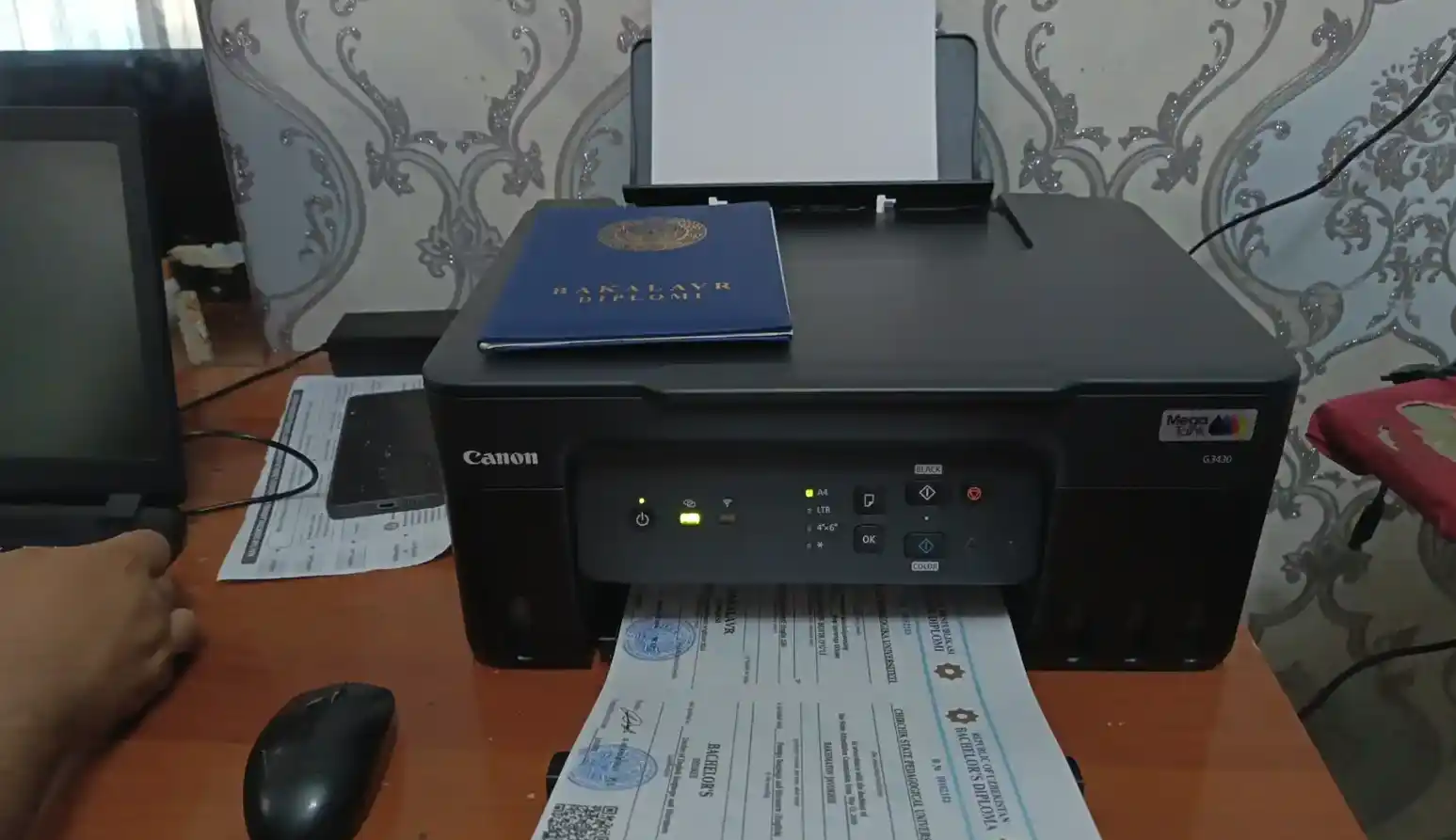 Printer Canon - PIXMA G3430 - G3410 - G3416 A4, inkjet MFP, LCD, USB2.0, WiFi