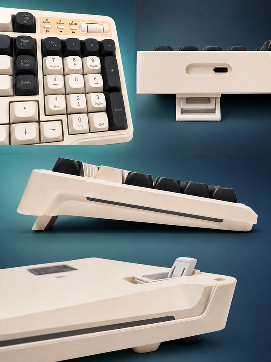 Simli klaviatura va sichqoncha to‘plami LUNIX, USB, kompyuter va noutbuk uchun