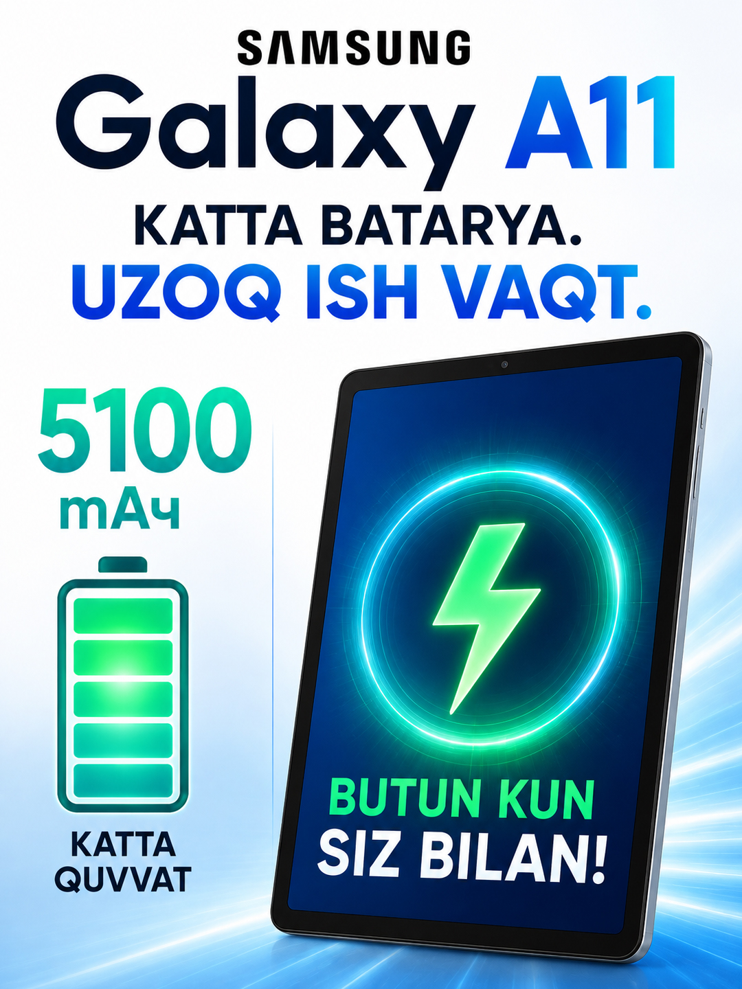 Samsung Galaxy A11 katta ekran premium Orginal planshet