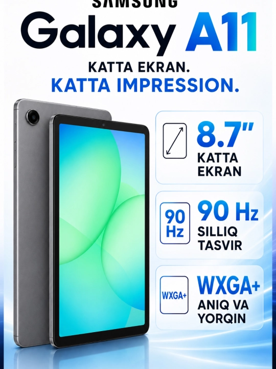 Samsung Galaxy A11 katta ekran premium Orginal planshet