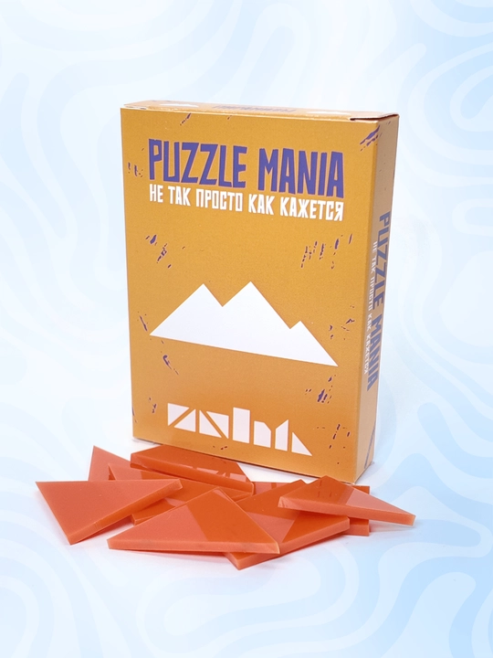 Tangram boshqotirma PUZZLE MANIA, bolalar va kattalar uchun stressga qarshi boshqotirma