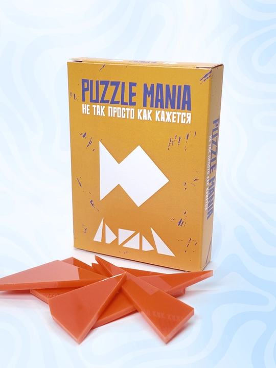 Tangram boshqotirma PUZZLE MANIA, bolalar va kattalar uchun stressga qarshi boshqotirma
