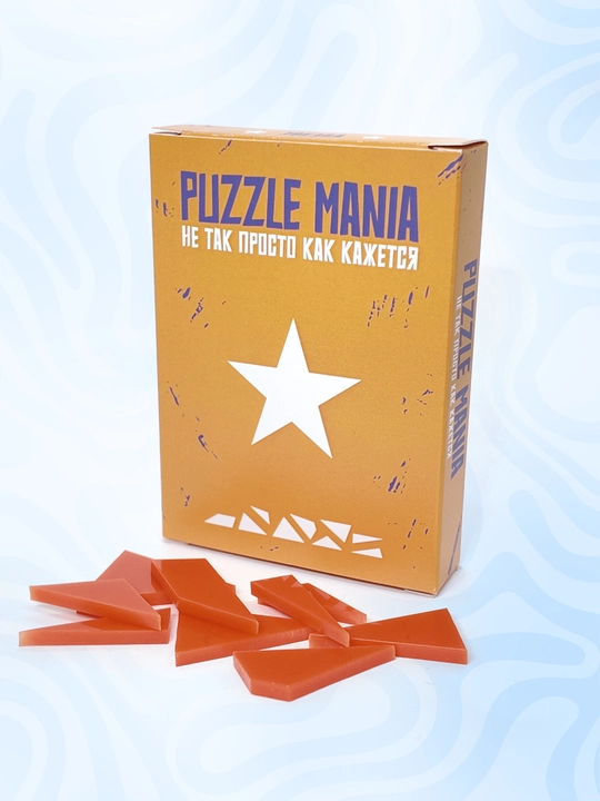 Tangram boshqotirma PUZZLE MANIA, bolalar va kattalar uchun stressga qarshi boshqotirma