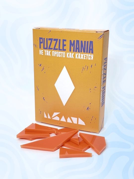 Tangram boshqotirma PUZZLE MANIA, bolalar va kattalar uchun stressga qarshi boshqotirma