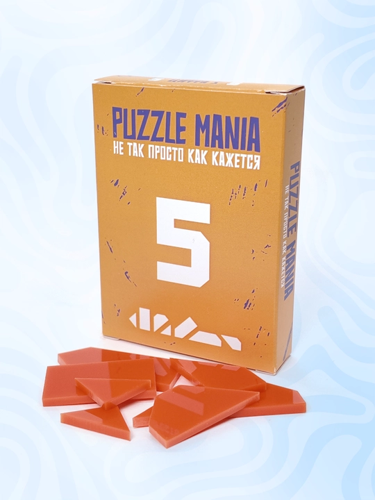 Tangram boshqotirma PUZZLE MANIA, bolalar va kattalar uchun stressga qarshi boshqotirma