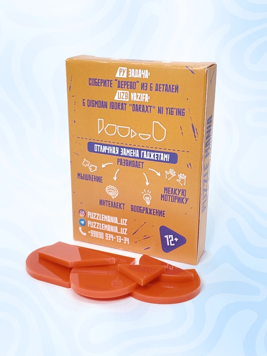 Tangram boshqotirma PUZZLE MANIA, bolalar va kattalar uchun stressga qarshi boshqotirma