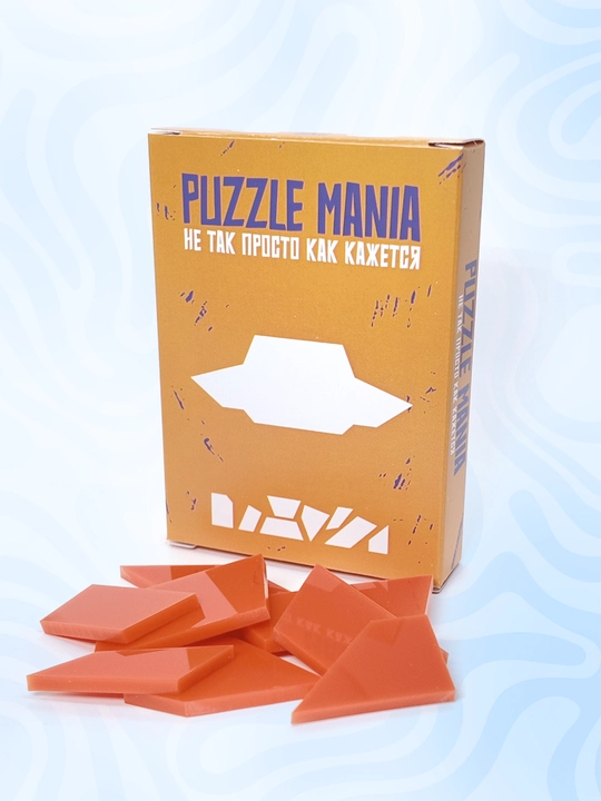 Tangram boshqotirma PUZZLE MANIA, bolalar va kattalar uchun stressga qarshi boshqotirma