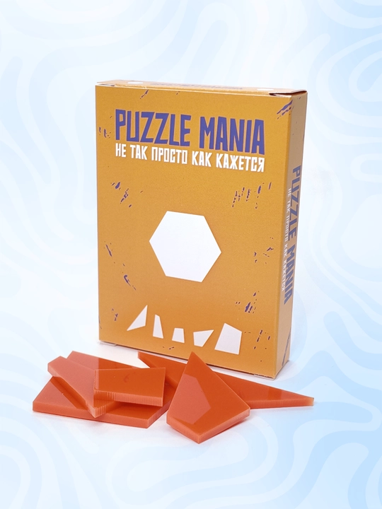 Tangram boshqotirma PUZZLE MANIA, bolalar va kattalar uchun stressga qarshi boshqotirma