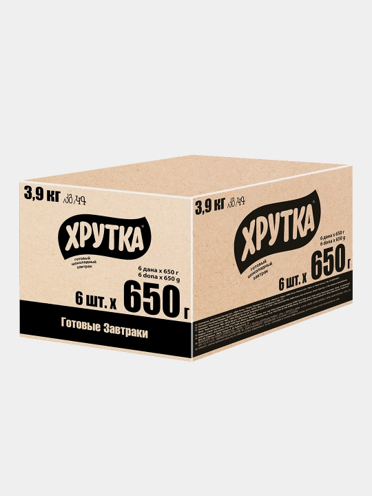 ХРУТКА Готовый шоколадный завтрак, обогащенный кальцием, 460 г